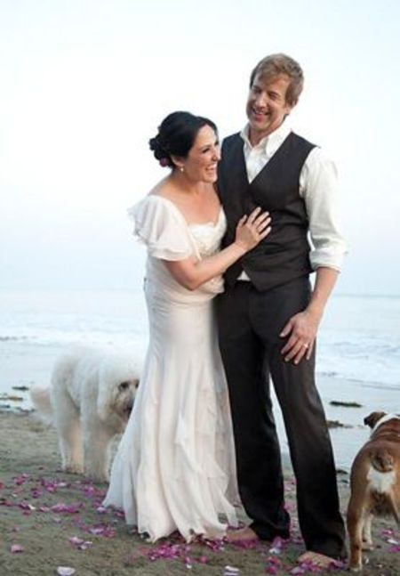 Ricki Lake with her ex-husband Christian Evans